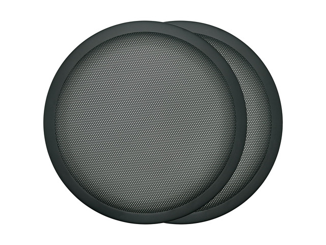 10' Speaker Grill Covers, Black Metal Frame & Mesh Car Subwoofer Guard Protector, 2Pcs