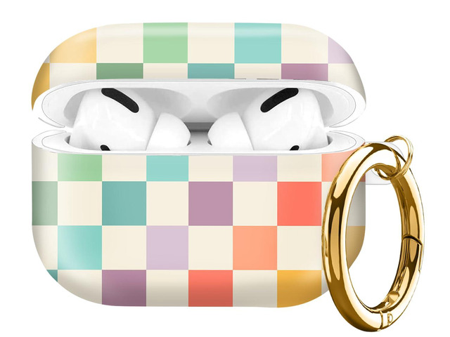 Compatible with AirPod Pro Case 2nd/1st Gen (2023/2022/2019),Shockproof Protective Cover with Keychain for Women,Cute Charging Case for Airpod Pro...