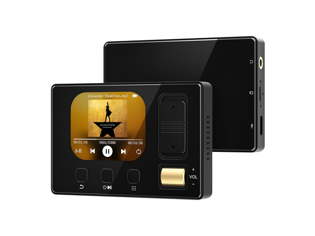 32GB MP3 Player with Bluetooth 5.3 2.4-inch Music Player featuring built-in HD speakers, FM radio, voice recording, Hi-Fi sound quality, and...