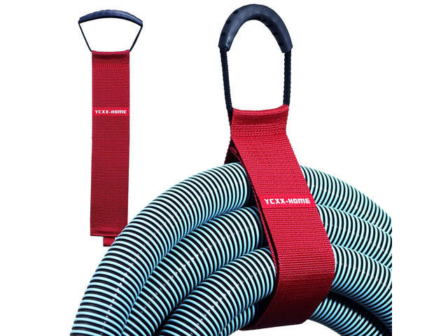 2 PCS Heavy Duty Cord Storage Wrap Holder Extension Hook and Loop Cord Hose Organizer Strap with Carrying Handle for Cords Garden Hose Swimming or...