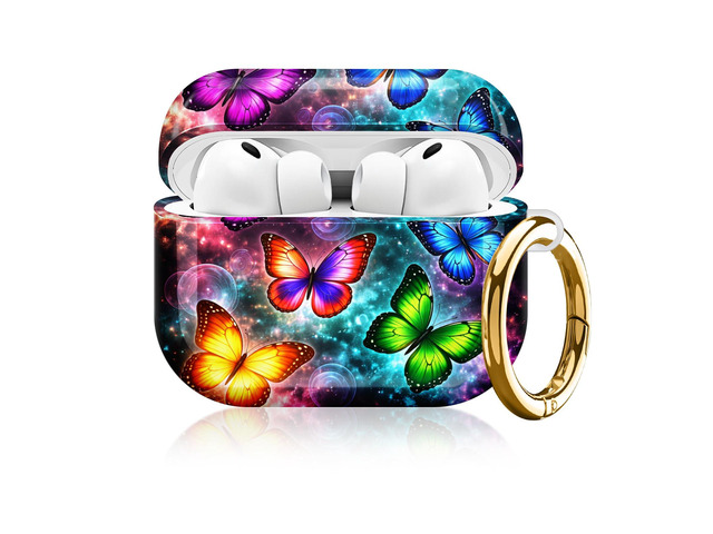 Compatible with AirPod Pro 3rd Gen(2025) Case,Protective Case for AirPod Pro 3rd Gen, Shockproof with Carabiner, Wireless Charging Compatible for...