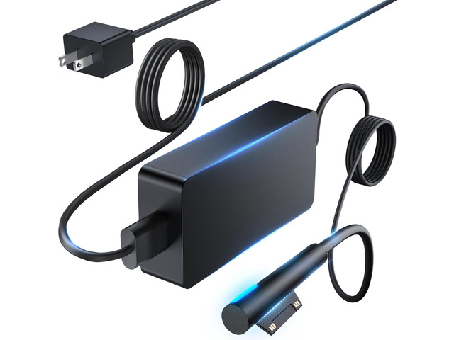 102W Surface Book 2 Charger - Fast Charging with USB Port for SurfaceBook 1, Book 2, Microsoft Surface Pro 3-9, Windows Surface Laptop 1-6, Surface...