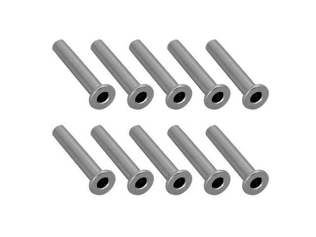 Atlantis RailEasy C0915-0438-F Flush Cable Sleeve (5/32') - 316L Marine Grade Stainless Steel - Designed for Composite & Vinyl Post Sleeves (10-Pack)