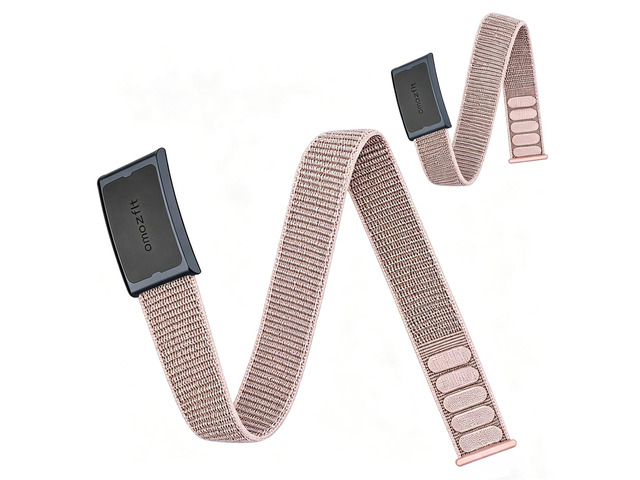 2 Pack Ankle/Arm Nylon Band Compatible with Amazfit Helio Bicep Bands Quick Release Elastic Sport Stretchy for Garmin Venu 3/4 45mm/Venu...