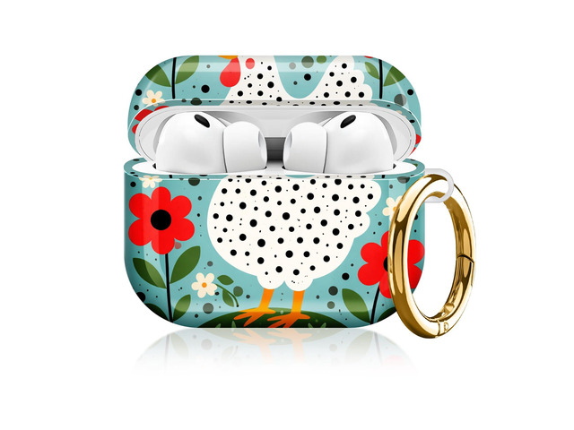 Compatible with AirPod Pro 3rd Gen(2025) Case,Protective Case for AirPod Pro 3rd Gen, Shockproof with Carabiner, Wireless Charging Compatible for...