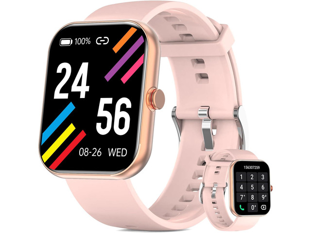 Smart Watch for Men & Women, 1.91' Fitness Tracker with Answer/Make Calls, IP68 Waterproof, 110+ Sports Modes, Heart Rate & Sleep Monitoring,...