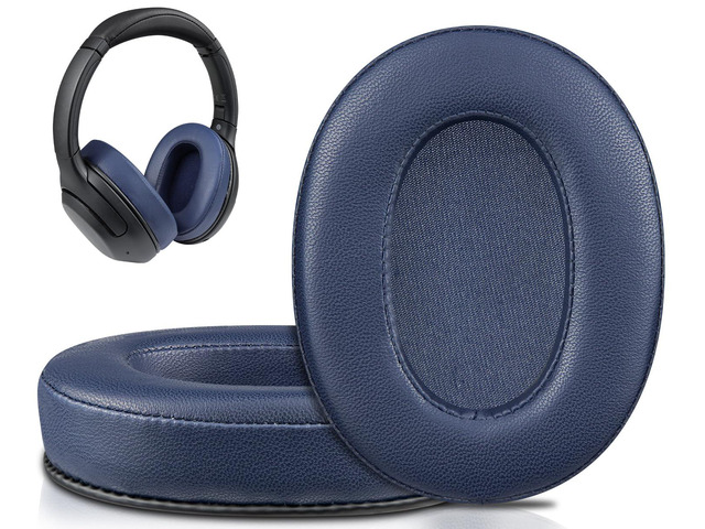 Lambskin Earpads for Sony WH-XB900N/WH-CH710N/WH-CH720N/WH-RF400/MDR-RF895RK Headphones, Ear Pads Cushions with High Density Foam - Blue