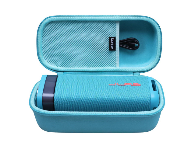 Case for JLab JBuds Party Portable Bluetooth Speaker Hard EVA Shell, Water-Resistant, Shock Protection, Scratch-Resistant Interior, Portable...