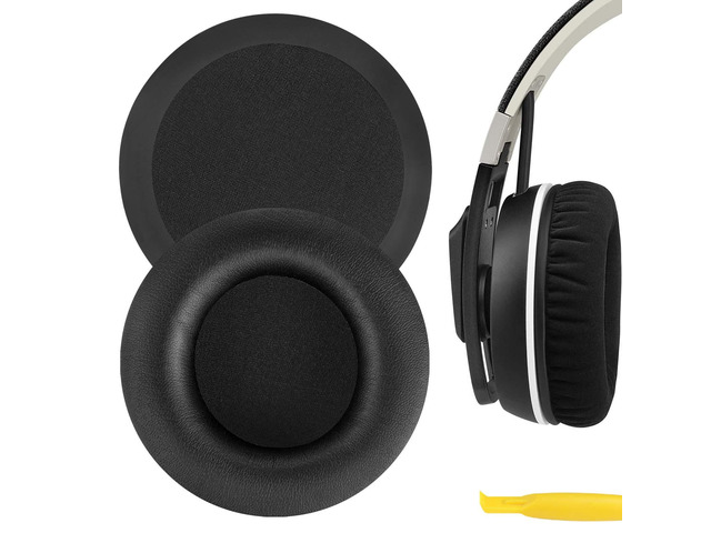Replacement Ear Pads Compatible with Sennheiser Urbanite XL Over-Ear Headphones Ear Cushions, Repair Parts (Black)