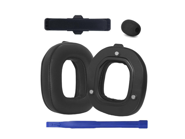 A50 Mod Kit Replacement Ear Cushions and Headband Kit for Astro A50 Gen 4 / Gen 5 Headset, High-Density Noise-Isolating Foam with Added Thickness,...