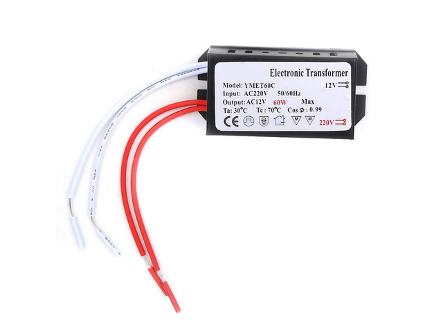 220V to 12V Converter 60W LED Power Supply Driver for Low Voltage Lighting AC to DC Transformer Voltage Converter Smart Power Driver(60W)