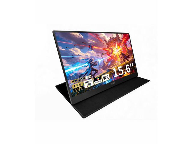 M16 15.6 Inch Portable Monitor FHD 1080P 85% sRGB IPS USB-C Travel Monitor Ultra-Slim Travel Display with HDMI HDR, FreeSync, Dual Speakers,...