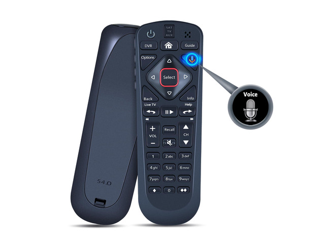 Replacement for Dish Upgraded Network 54 Series Voice Remote for The Hopper Voice Control, for 54.1 54.2 54.3