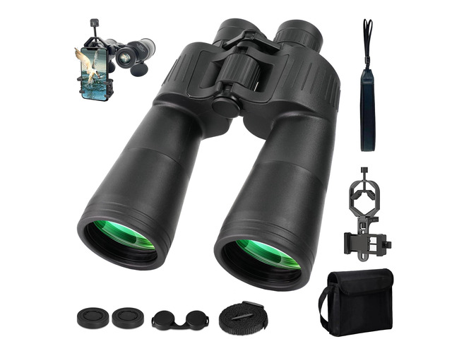12x60 Binoculars for Adults High Powered Stargazing Long Range UHD Waterproof Fogproof BAK4 Prism FMC Lens HD Optics Astronomy Hunting Bird...