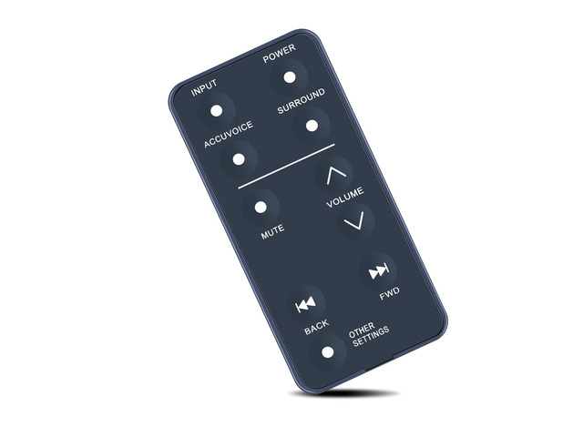 Replacement Remote Control for ZVOX Accuvoice SoundBar Speaker AV120 AV157 AV200 AV257 AV355 AV357 SB380 SB400 SB500 SB700