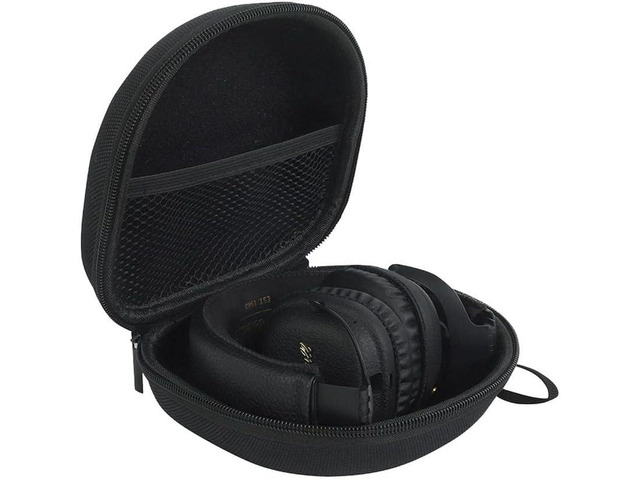 Hard Headphones Case Compatible with Marshall Major V/IV/III/II/ 5/4/ 3/2 On-Ear Wireless Bluetooth Headphones (Black case)