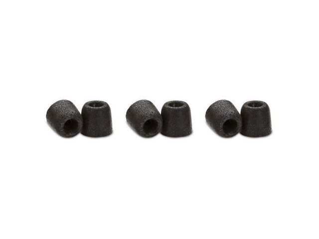 400 Core Series Memory Foam Replacement IEM Ear Tips, Black, Large 3 Pairs, for Campfire Audio, Sennheiser, & More, Superior Noise Isolation,...