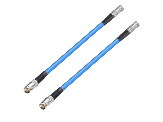 SDI Cable 8in Belden 1694A BNC Female to Female Cable 75 Ohm 2Pcs 75 Ohm BNC Barrel Connector for HD-SDI/3G-SDI/6G-SDI/4K/8K SDI Video Camera Cables