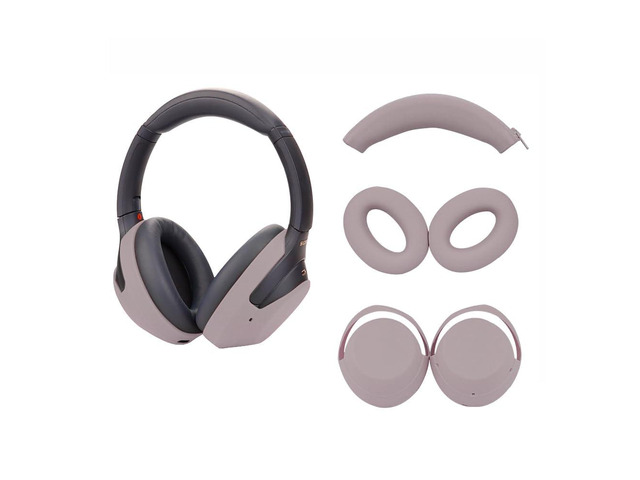3 Set Case Cover Compatible with Sony WH-1000XM4/WH-1000XM3 Headphones,Embody Ear Pad Cover/Headband Cover/Ear Cover Soft Silicone Headphones...