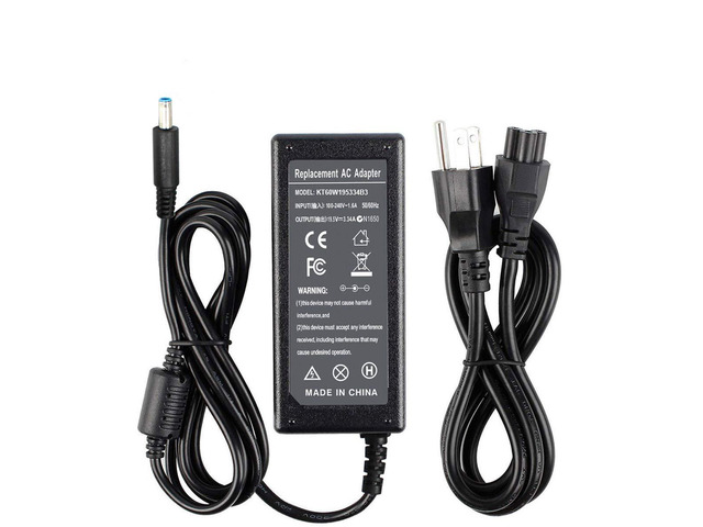 19.5V 3.34A 65W AC Charger Compatible With Dell Inspiron 15 5000 7000 Series 5555 5567 5558 5559 5755 5758 7558 7568 7569 7579,Inspiron 13 7000...