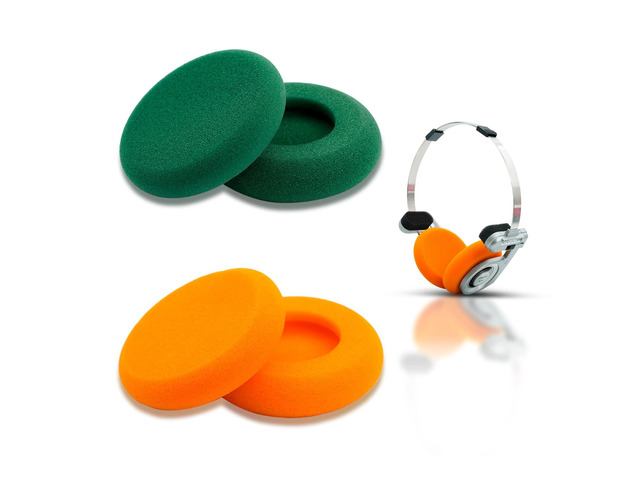 GVOEARS Replacement Cushion Earpads for Koss Portapro Headphones 2 Pairs (Green & Orange)
