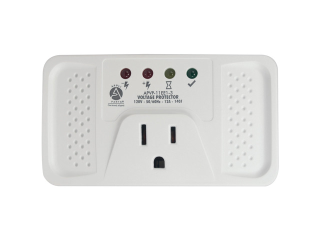 Appli Parts APVP-11EE1-3 120 V Voltage Surge Protector for Refrigerators, 50/60 Hz, 12 A, 140 joules, regulator with time delay works with all...