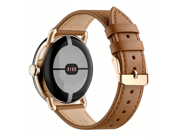 Leather Bands Compatible with Pixel Watch 5/4/3 45mm,5/4/3/2 41mm,for Women Men, Wristband,Strap