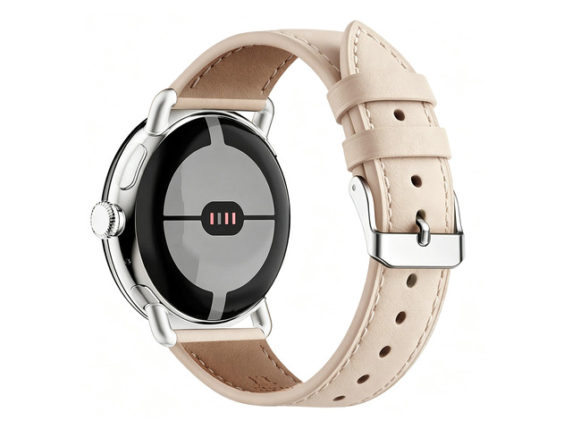 Leather Bands Compatible with Pixel Watch 5/4/3 45mm,5/4/3/2 41mm,for Women Men, Wristband,Strap