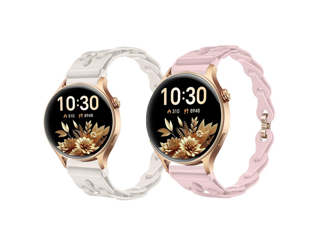 Compatible for Aeac Smart Watch Bands, 20mm, 22mm Quick Release Elastic Silicone Hollowed Out Replacement Straps Compatible for Aeac AR01 1.32...