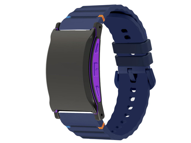 Compatible for Shock Clock Max Bands, New Silicone Woven Line Adjustable Replacement Strap Compatible for Pavlok Shock Clock 3, Max