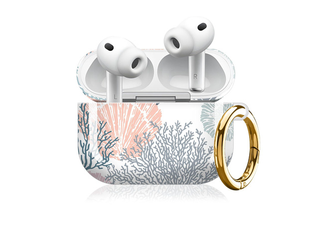 Compatible with AirPod Pro 3 Case (2025), Cute Soft TPU Protective Shockproof AirPod Pro 3rd Generation Case Cover with Golden Keychain for Women...