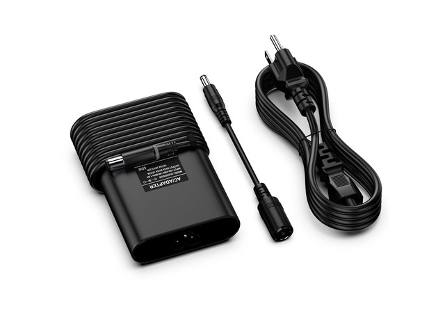 65W Laptop Charger Compatible with Dell inspiron 13 14 15 17 3000 5000 7000 Series Laptops Round Power Connector AC Adapter7.4mm and 4.5mm