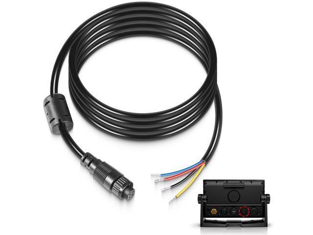 Replacement for 000-00128-001 Power Cable, 4 Pin Connector to 4 Bare Wires for Power in, Fits for Simrad NSS/Zeus3 7/9/12/16, NSO, Vulcan 7/9/12,...