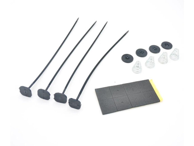 ELECTRIC RADIATOR FAN TIE STRAP MOUNTING KIT 4 PACK ZIP TIES STRAPS TABS SPRINGS