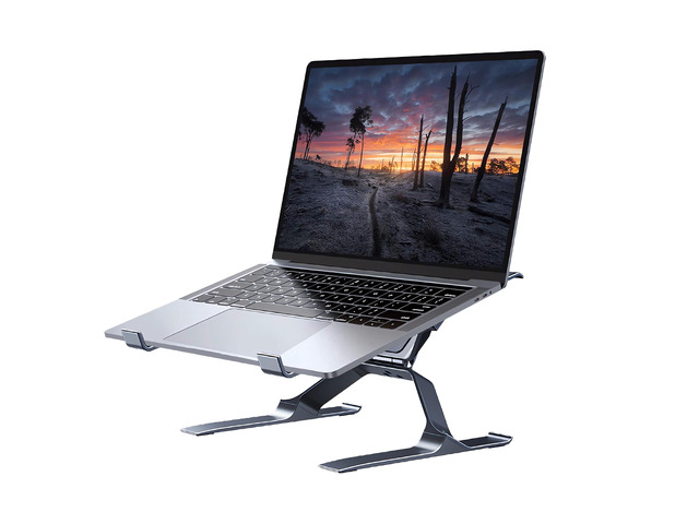 Adjustable Laptop Stand for Desk, Portable Laptop Riser, Ergonomic Computer Notebook Holder for MacBook Pro Air, Dell XPS, HP, Lenovo (13.3-17.3'')...