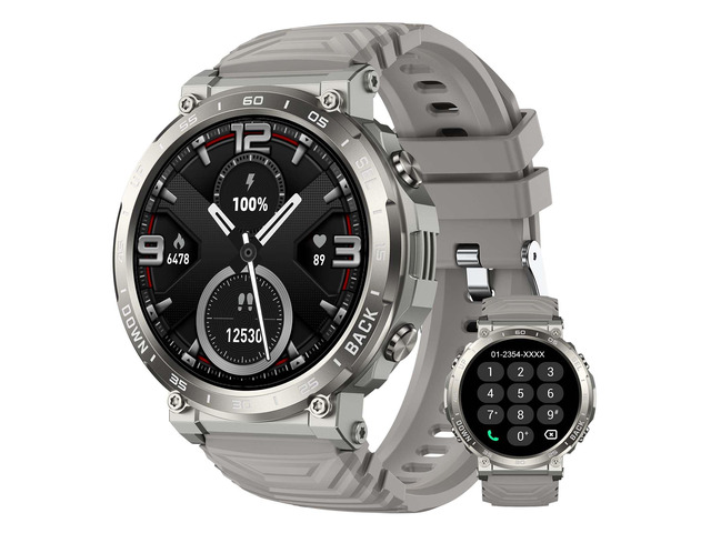 1.52' Smart Watches for Men Answer/Make Calls with 118 Sports Modes Rugged Smartwatch, 5ATM Waterproof Fitness Watch,24/7 Heart Rate/BP/Sleep...