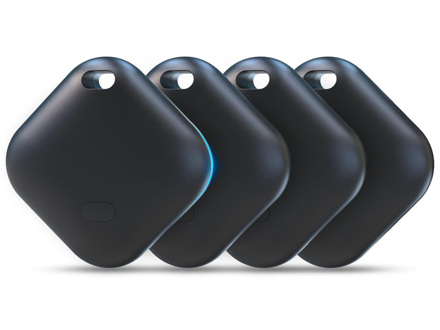 Android Tracker Tags 4 Pack, Bluetooth Tracker Works with Google Find Hub, Android Only, Replaceable Battery, Water-Resistant Smart Tag Item Finder...
