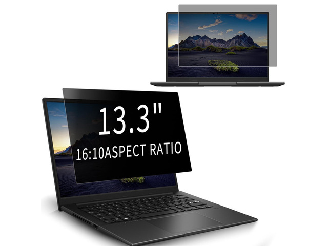 For 13.3 Inch 16:10 Laptop Privacy Screen Protector Removable for Lenovo/HP/Dell/Acer/ASUS/Samsung & Other 13.3 Inch 16:10 Laptops...