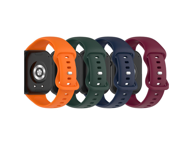 4-Pack Compatible with Honor Rossini 2i Band, Soft Silicone Replacement Sport Wristband Strap Accessories for Rossini 2i