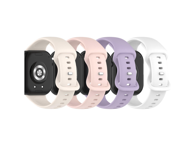 4-Pack Compatible with Honor Rossini 2i Band, Soft Silicone Replacement Sport Wristband Strap Accessories for Rossini 2i