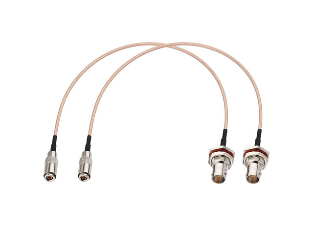 DIN 1.0/2.3 Male to BNC Female 75 Ohm Video SDI Cable 12 inch 2-Pack for 3G HD SDI Video Recorder Camera Assist Monitor Audio Gateway Hub Broadcast...