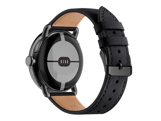 Leather Bands Compatible with Pixel Watch 5/4/3 45mm,5/4/3/2 41mm,for Women Men, Wristband,Strap