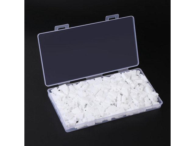 LC Fiber Optic Dust Caps, 200 Pack LC Simplex Dust Caps for Fiber Optic Quick Connector, Patch Cord, Pigtail and Adapter