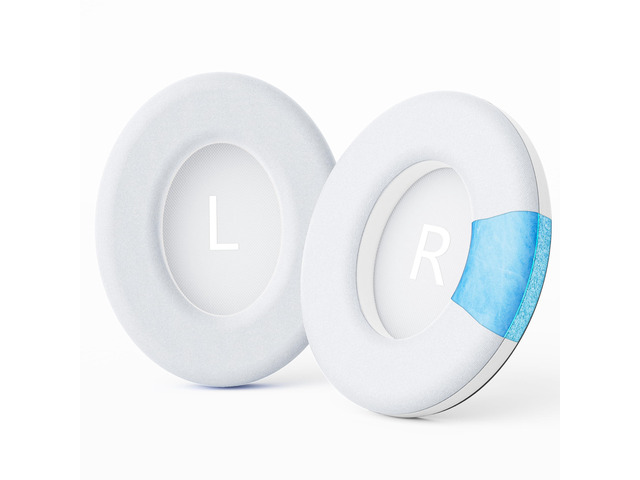 Replacement Cooling-Gel Earpads for Bose Noise Cancelling Headphones 700 (NC700) - Ice-Silk Fabric, Memory Foam for Ultimate Comfort - White