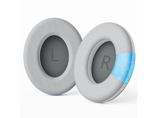 Replacement Cooling-Gel Earpads for Bose Noise Cancelling Headphones 700 (NC700) - Ice-Silk Fabric, Memory Foam for Ultimate Comfort - Light Grey