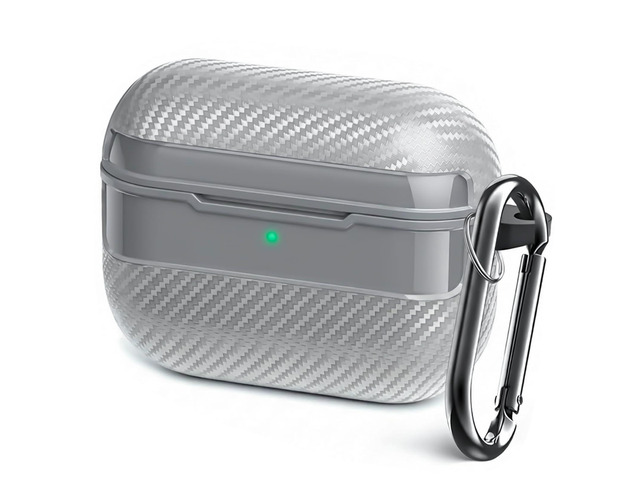 Carbon Fiber Texture Design Protective Cover for AirPods Pro 3 Case, Shockproof Hard Shell for AirPod Pro 3 Case, Stylish and Durable Cover for...