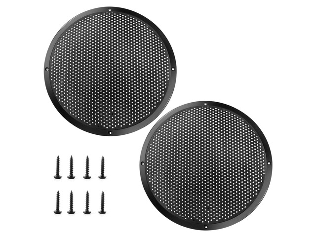10'' Speaker Grill Cover 10 Inch Plastic Speaker Subwoofer Grill Cover for Car Speakers, Home Speakers