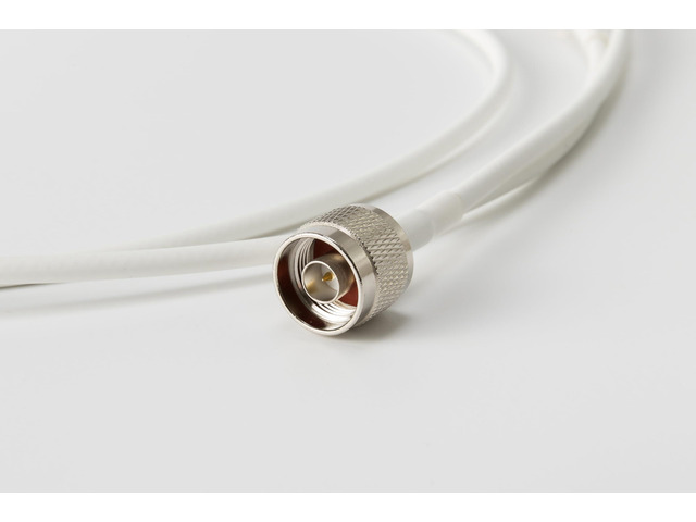 SMA to N-Type Cable Assembly for CPE and IoT, Supports LTE/5G NR, WiFi, Low Insertion Loss, Halogen Free (6.0, 6 m, Meters)