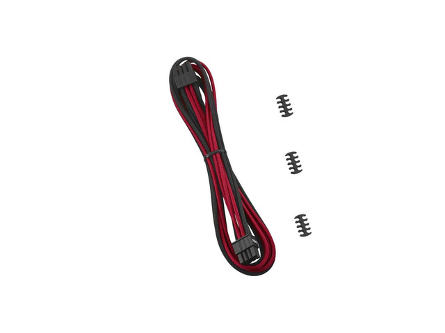 E-Series Classic ModFlex Sleeved 8-pin PCI-e Cable for EVGA G/G+ / P/P+ / T (Black + Red, 60cm)