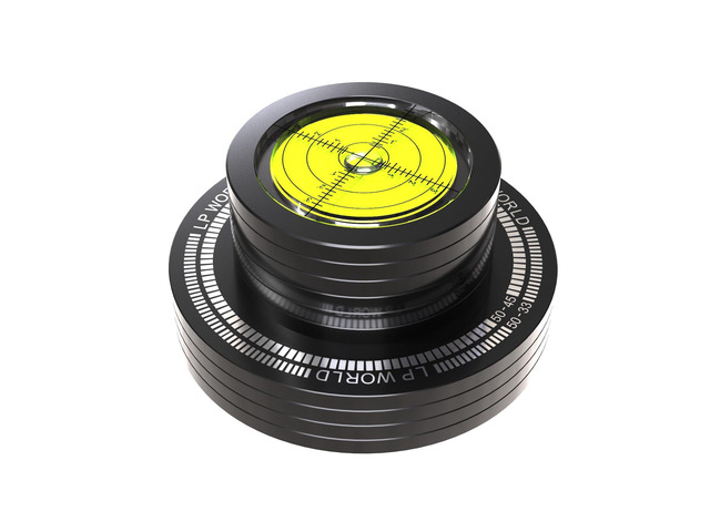 Record Weight Stabilizer 50HZ 300g disc stabilizers Turntable Weight Vinyl Weight with bubbel Leveling (Black)